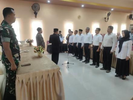 Pelantikan Panitia Pengisian Perangkat Desa